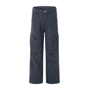 Pantalon cargo oversize de style streetwear pour homme, en coton, personnalisé, 6 poches multiples, coupe ample, pantalon cargo droit - Product Image 4