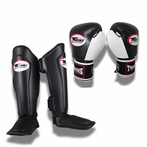 ราคาขายส่ง ชุดฝึกซ้อมมวยไทย ซานด้า MMA พร้อมนวมหนังแท้ระดับมืออาชีพ และสนับแข้งแบบติดตีนตุ๊กแก - Product Image 2