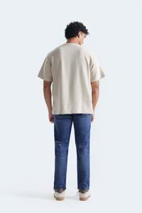 T-shirt à manches courtes pour homme, coupe décontractée, confortable, uni, impression de logo personnalisée, fournisseur en gros - Product Image 5