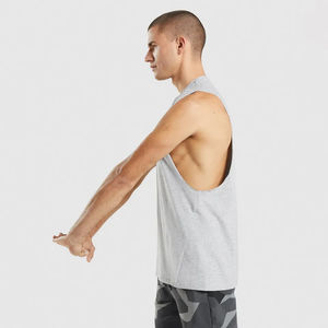 Ropa de Gimnasio de la Mejor Calidad, Camiseta sin Mangas Casual para Hombre, Secado Rápido, Ligera, Diseño de Color Sólido a la Moda, Precio Razonable, Fitness - Product Image 2