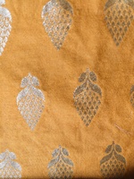 Tissu en soie 100% bleu, jacquard, tissé, motif floral, pour femmes