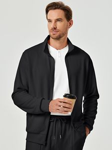 Ensemble de vêtements de détente pour hommes, 2 pièces, veste en molleton texturée, pantalon de jogging, OEM personnalisé en gros - Product Image 4