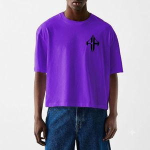 Camiseta Extra Grande de Primera Calidad para Hombre, 100% Algodón, Corte Cuadrado, Estampado Personalizado en la Parte Delantera, Casual, Azul Marino, Secado Rápido, Cuello Redondo - Product Image 6