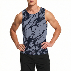 OEM Men's Muscle Fit Tank Top Stylish Custom Print Sleeveless Fitness Gym Sportswear Casual wear Athleisure Wholesale Tank Tops - Product Image 1