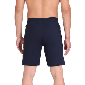 100% Cotton Fleece Mid Casual Shorts Drawstring Closure True Size Fit Side <b>Back</b> Pockets Solid Pattern High Street Style - Product Image 3