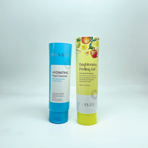 Tubo Laminado de PE Ecológico con Tapa Abatible para Envasado de Crema Facial, Efecto Brillante con Estampado en Caliente, Diseño de Logotipo/Gráfico Personalizable - Product Image 1