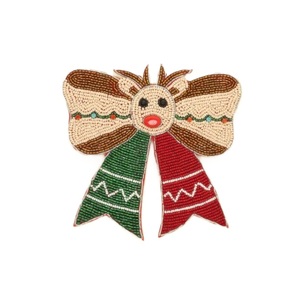 Barrette à cheveux élégante pour filles, ornée de perles de rocaille, brodée, style mode et mignon - Product Image 5