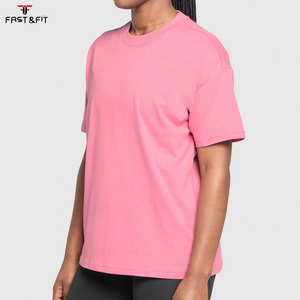 T-shirt d'été décontracté pour femme, col rond uni, coupe régulière, manches longues, 100 % coton, écologique, vente chaude - Product Image 3