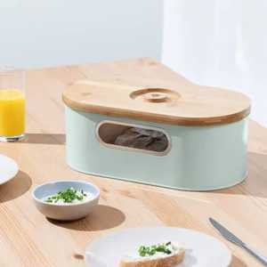 Wire Mesh Bread <b>Basket</b> with Removable Fabric Liner - <b>Rectangular</b> Metal Wire Food Serving <b>Storage</b> Bin Organizer - Product Image 5