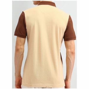 เสื้อโปโลผู้ชายไซส์ใหญ่ ผ้าคอตตอนยืดหยุ่น ใส่สบาย แห้งไว แบบเรียบง่าย สั่งทำได้ ขายส่ง รุ่น 2027 - Product Image 4