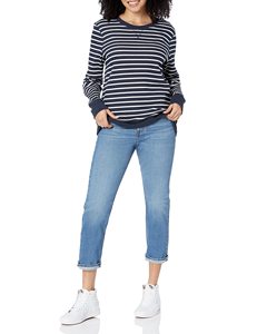 Nouveau sweat à capuche décontracté pour femme, style streetwear, avec bandes bleues et blanches personnalisées, meilleure qualité - Product Image 4