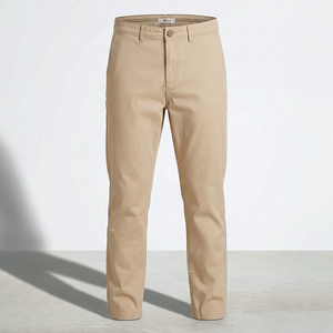 Pantalones Casuales Largos de Algodón para Hombre, Estilo Chino, de Alta Calidad, Lujo, para Exteriores, Negocios, Moda Fresca - Product Image 2