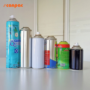 Bombe aérosol métallique vide certifiée ISO9001, diverses tailles, vente en gros, 500 ml, marque Canpac, impression 4-6 couleurs, peinture plaquée par pulvérisation - Product Image 4