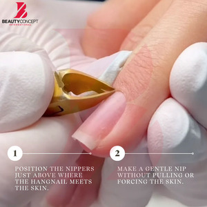 ที่ตัดหนังกำพร้าเคลือบทอง  ทำจากสแตนเลสอย่างดี  สำหรับกำจัดหนังกำพร้า  ที่ตัดเล็บแบบแม่นยำ  อุปกรณ์ทำเล็บมือและเล็บเท้า - Product Image 2