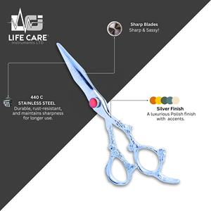 Juego de tijeras de peluquería profesionales Dragon Handle con estuche de transporte, juego de tijeras de peluquería japonesas de Life Care Instr. - Product Image 4