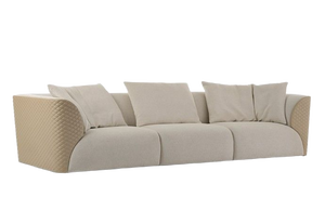 Retro American Style Minimalist Convertible Sectional Fabric Upholstered <b>Sofa</b> Premium Living Room <b>Sofa</b> Set Furniture - Product Image 3