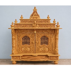 Wooden Carved Vintage Temples for Home Wooden Carved Home Temples At Wholesale Prices Best Seller Teak Wood <b>Mandir</b> Manufacturer - Product Image 1