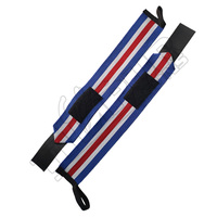 Attelle de poignet ajustable Thapur Sons avec fermeture auto-agrippante pour la protection des hommes lors de la musculation, noire