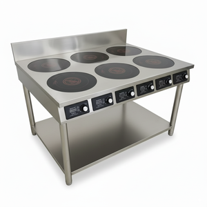 موقد بوتاجاز عالي الجودة للمطاعم يعمل بالطاقة من الفولاذ المقاوم للصدأ بدون طباخ تجاري يعمل بالغاز - Product Image 3