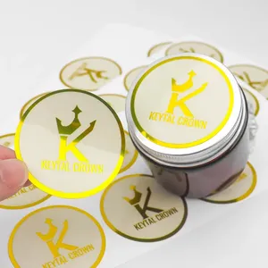 Étiquettes de bouteilles en vinyle PVC holographique brillant personnalisées - Rouleau d'autocollants imperméables résistants aux UV pour la bière et les boissons - Product Image 5