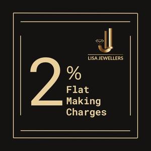 Pendientes de Joyería de Lujo con Baño de Oro de 22K |   Pendientes de Perlas y Piedras Variadas Bugadi |   Joyería Étnica del Sur de la India para Piercings - Product Image 3