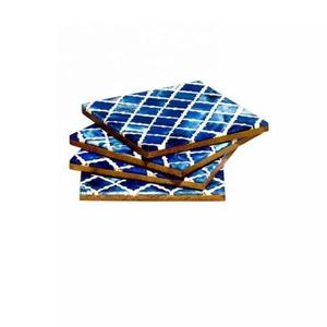 ที่รองแก้วเรซินรูปแบบโมร็อกโกสำหรับแผ่นรองแก้วโต๊ะกาแฟมีสีและลวดลายอื่นๆให้เลือกถาดรองแก้วสำหรับตกแต่งบ้าน - Product Image 2