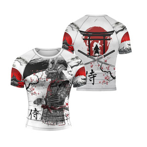 MMA Club Training Rashguard Long Sleeve Breathable Stretch Polyester/Nylon Unisex Custom Logo <b>Grappling</b> Martial Arts Top - Product Image 4
