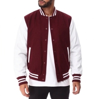 Veste de baseball varsity pour hommes, broderie de logo personnalisée, manteau Letterman à boutons-pression, fournisseur en gros de vêtements d'extérieur sous marque privée