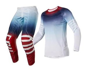 Maillots et pantalons de motocross MX personnalisés de haute qualité pour adultes, imprimés, grande taille, % polyester, vente en gros, pour moto tout-terrain - Product Image 4