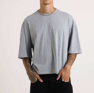 Hot Selling Custom Logo <b>Oversized</b> T-<b>Shirt</b> For Men Latest Design Breathable Men <b>Oversized</b> T-ShirtsCotton OEM Serviced Custom - Product Image 1