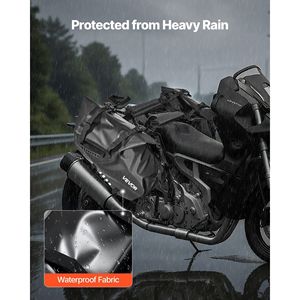 Alforjas para Motocicleta de Gran Capacidad, 28 L (14 L X 2), Impermeables, para la Mayoría de las Motocicletas, Bolsas Laterales de Almacenamiento - Product Image 5