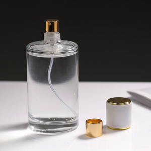 Flacons de parfum en verre cylindriques de haute qualité 30ml 50ml 100ml avec pompe pulvérisatrice et joint en cristal – En stock pour Cologne et Parfum - Product Image 4