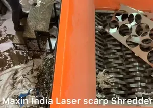 Hot Selling Durable Metal Shredder Double Shaft <b>Laser</b> Scrap Heavy Duty Industrial 415 Volts Semi Automatic Equipment - Product Image 6