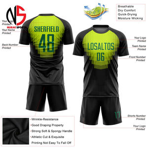Nouvelle Arrivée en Gros : Ensembles de Maillots de Football 100% Polyester, Tenues de Sport de Qualité Supérieure par Sublimation pour Adultes, Service OEM 2026 - Product Image 4