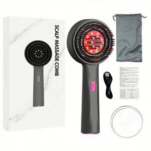 Nuevo Cepillo de Masaje Eléctrico para el Cabello, Ecológico, con Logotipo Personalizado, Intensidad Ajustable, Resistente al Agua, para el Cuidado Diario del Cabello - Product Image 6