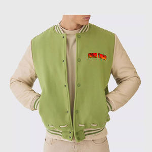 Chaqueta de Invierno Unisex de Alta Calidad, Diseño Varsity Personalizado, Elegante y Moderno, Mezcla de Lana Resistente, Teñido Liso al por Mayor - Product Image 1