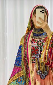 Vestido Zerdze, Vestido Regional Afgano de Alta Calidad para Mujer, Nuevo Diseño, Manga Larga, Bordado, Vestido Afgano Kuchi, MOQ Bajo - Product Image 4