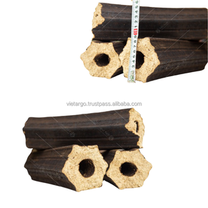 Briquettes de charbon de bois de balle de riz 6mm écologiques du fabricant du Vietnam livraison rapide emballage personnalisé granulés de bois élevés - Product Image 2