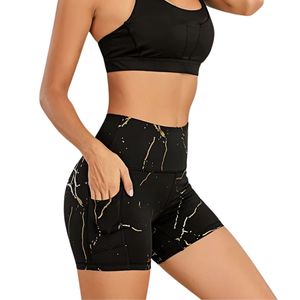 Women Yoga Shorts with Pockets High Waist Drawstring Summer Casual Running Hiking Workout Quick Dry Sweat Basketball Shorts - Product Image 3