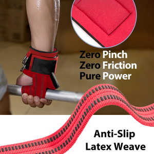 Sangle de musculation en néoprène avec anneau en D, support de poignet robuste, épaisse, confortable, ajustement sécurisé, prise en main améliorée, pour l'entraînement en salle de sport - Product Image 3