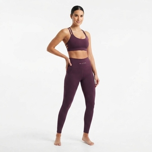 Leggings taille haute pour femmes et soutien-gorge de sport à double bretelle, ensemble de vêtements de sport actifs en deux pièces - Product Image 2
