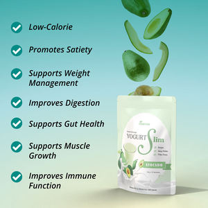 EVERFOOD Avocado Yogurt Powder Drink 25g Sachet Probiotic Whey <b>Protein</b> Diet Meal Replacement Beverage - Product Image 2