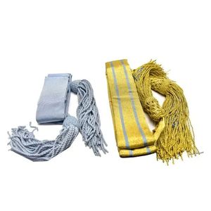 OEM Ceremonial Waist Sashes <b>Belts</b> Wholesale Uniform Sash Waist <b>Belt</b> Gold and <b>Red</b> Waist Sash <b>Belt</b> with Tassels - Product Image 2