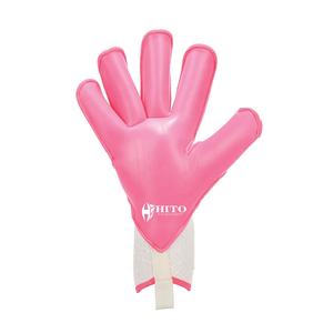 Gants de gardien de but de football personnalisés de qualité supérieure 2026, paume avant en latex allemand, dos en relief et impression en silicone, coupe hybride - Product Image 3