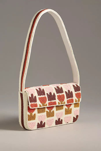 Handmade <b>beaded</b> embroidery <b>handbag</b> for women Custom <b>beaded</b> embroidery <b>handbag</b> with seed beads design - Product Image 6