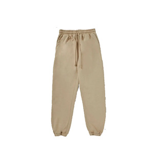 Pantalon de sport décontracté pour homme, taille élastique, coupe mi-haute, séchage rapide et respirant, 100 % coton, coupe ample, joggers en coton lavé - Product Image 4