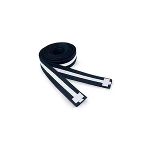 Cinturón de Karate Negro Personalizado de Primera Calidad al por Mayor, Transpirable, Ligero, de Secado Rápido, Unisex para Adultos - Product Image 1