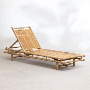 Chaise longue de jardin en bambou écologique, mobilier de patio extérieur, fabricant vietnamien - Product Image 3