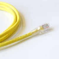 Cat6/Cat5/Cat5e Parche de curva de 90 grados Cable de código Lan Color personalizado Rj45 8P8C Cable de conexión