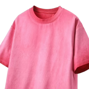 เสื้อยืดโอเวอร์ไซส์ทรงยาว ผ้าคอตตอน 100% สไตล์สตรีทแวร์ ล้างสีแบบวินเทจ  ปักโลโก้ด้านหน้าได้ตามสั่ง  คอโอ แขนสั้น น้ำหนัก 220 กรัม - Product Image 4